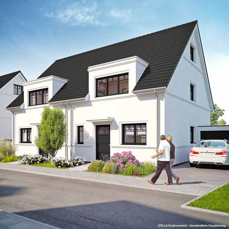 Haustyp STELLA Straßenansicht